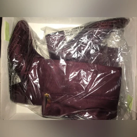 NEW Michael Kors Braden High Heel Boot Merlot - Picture 6 of 7